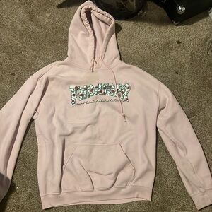 Thrasher pink hoodie